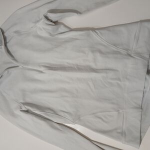 White Quarter-Zip Pullover